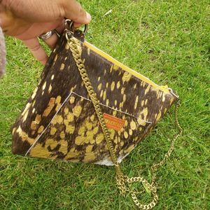 Uwakstar Crossbody bag for woman, messenger bag, leather bag, Cowhide acid wash